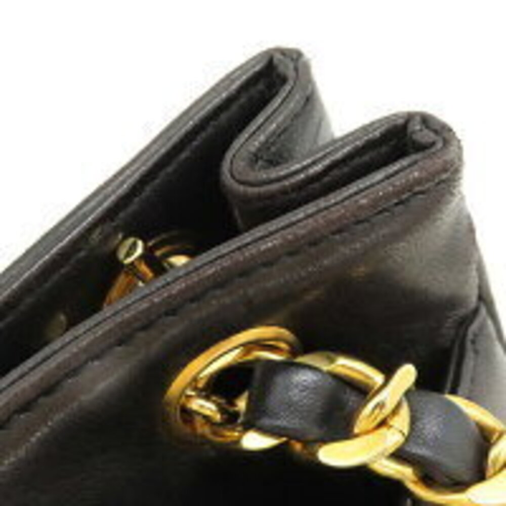 Chanel Shoulder Bag Coco Mark lambskin black chain - Picture 8 of 13